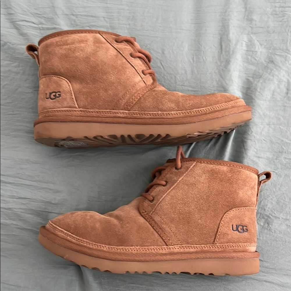 UGG Tan Chukka Boots with Suede Exterior